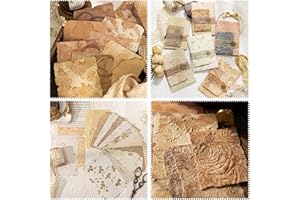 NPCSWXQ 168Blätter Scrapbook Papier Scrapbooking stickers, scrapbook zubehör für Junk Journal zubehör,Decoupage Papier,Karte machen liefert,Schreiben/Album/Zeichnen/Reisetagebuch/DIY Decorative Craft Paper