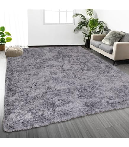 JONATHAN Y Mercer Shag Plush Cream Indoor Area Rug, 3x5, Contemporary, Modern, Easy-Cleaning For Living Room, Bedroom, Kitchen, Pet Friendly, Non-Shedding (MCR106D-3 - View #6