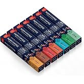 Nish Coffee Nespresso Compatible Capsule Coffee Set of 7 Lungo, Italy, Risteretto, Smooth, Sport, Organic, Decaf 70 Pieces
