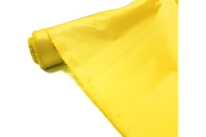 A-Express Ripstop Étanche Imperméable en tissu 3.8oz Tissu d'extérieur Matériel Cerf-volant Camp Tente Housse de coussin - 2x Mètres (200cm x 150cm) Jaune