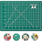 anezus Selbstheilende Nähmatte, drehbare Schneidematte, doppelseitig, 5-lagig, für Näharbeiten, Handwerk, Hobby, Stoff, Präzi