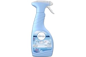 Spray ambientador Frescor de Primavera para textiles de Febreze Lenor (4 unidades de 500 ml).