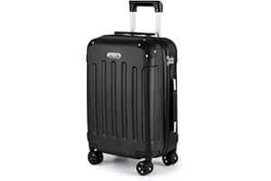 TAN.TOMI Koffer Hartschalenkoffer, Koffer Handgepäck Trolley Koffer Handgepäck, Reisekoffer mit Rollen, Koffer mit 3-Stelliges Codeschloss, Zahlenschloss Teleskopgriff, Suitcase für Reisen Geschäft