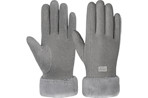 FORVEVO Guantes Invierno Las Señoras, Guantes Invierno Pantalla Táctil Caliente, Guantes Térmicos Forro Polar