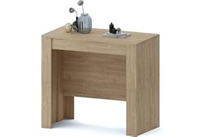Arreditaly Tavolo Consolle Allungabile Oslo Plus Fino A 3 Metri, Tavolo 14 Posti Salvaspazio Multiposizione, Design Moderno Ed Elegante, Consolle Per Casa E Ufficio, 78 x 51 x 90 cm, Colore Rovere