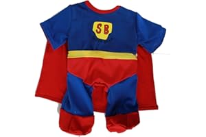 SPLODGE TEDDY PARTIES Disfraz de superhéroe de superhéroe de 25 cm – Tamaño: 25 cm – Oso de peluche no incluido