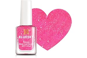 Bluesky Smalto per Unghie per Bambini, Pixie Dust, Rosa Smalto per Bambini Facile da Togliere, Non Tossico, a Base di Acqua, Inodore, 5 ml