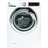 Hoover H-Wash 300 Plus H3WS437TAMCE/1-S Lavatrice 7 Kg a Carica Frontale, Libera Installazione, Motore Inverter, Cicli Care, 