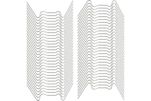 HONGCI 100 szt. klipsów W do szklanych paneli szklarniowych, klipsy szklarniowe do szkła, klipsy do szklarni ze stali nierdzewnej klipsy do okien szklarniowych, klipsy do mocowania szyb szklarniowych, klipsy do szkła szklarniowego do trzymania szkła