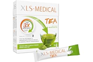 XLS MEDICAL XLS-Medical Weight Loss Tea - Reduces Calories Absorbed from Dietary Fats - Premium Japanese Matcha Tea - With Litramine as Active Ingredient - 30 Sachets, 10-Day Treatment