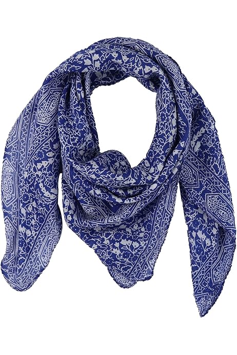 Schal Türkis Petrol Superfreak Baumwolltuch – Indisches Design In