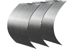 YINGGUANG Pannello Solare Monocristallino ETFE Flessibile 3 * 100W Modulo Solare ETFE 300W Caricatore Solare Sistema solare Fotovoltaico, per sistema off-grid/Sistema a isola/Centrale elettrica portatile