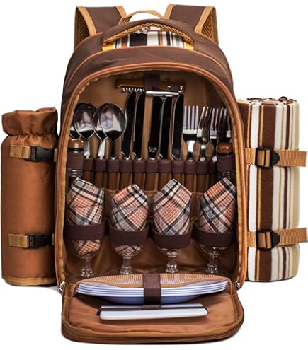 Ustensile de cuisine,Grand sac à dos de pique-nique de 30l, panier isotherme d'extérieur, pour Ustensile de cuisine,Grand sac à dos de pique-nique de 30l, panier isotherme d'extérieur, pour
