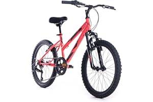 Huffy Girls Rosa Stone Mountain-Bicicleta de montaña Pulgadas, Color, Niñas, 20" (50,8 cm)