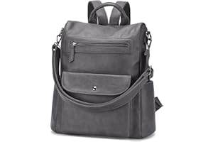 VX VONXURY Backpack Purse for Women,Anti Theft Faux Leather Travel Backpack for Girls Daypack for School Work