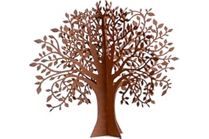 ‎UNUS UNUS Garden Rost Deko Baum, Gartendeko Edelrost, Tischdeko Metall Rostoptik, 2 Steckelemente (Groß)