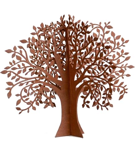 Finitura per Prato da Giardino 4 pcs Ruggine 450 x 15 cm 8721288746573