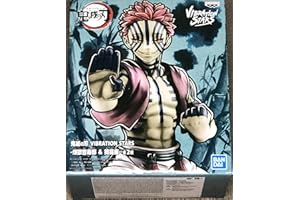 Banpresto- Demon Slayer Vibration Stars (B:Akaza) -Repeat Kimetsu No Yaiba Figure, Tinta Unita, Multicolore, One Size, BP17304