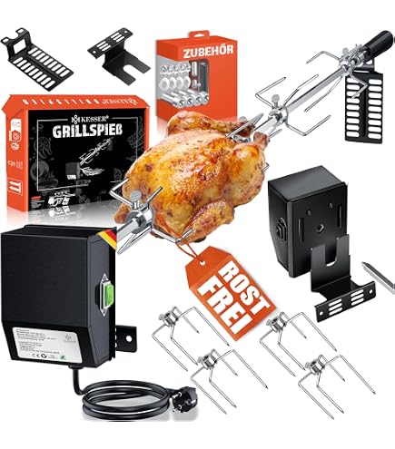 Supporto Per Spiedini BBQ In Acciaio Inox - 2 Pezzi (6 Slot) - Per Griglia E Forno - 6