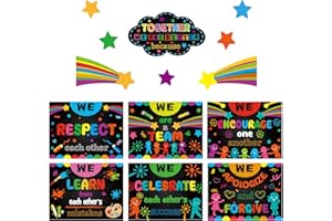 TENARE 14 Pieces Growth Mindset Classroom Banner Inspirational Bulletin Board Poster Motivational Educational Classroom Decor Colorful Mindset Motivational Wall Banners for Teacher Student School Education