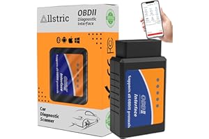 Allstric® OBD2 Bluetooth para iOS, Android y Windows. OBD2 Diagnosis Coche Multimarca. Maquina Diagnosis Coche de Fallos y Errores de Motor. Escaner para Coches desde 1996 con toma OBD 2. Scanner OBD2