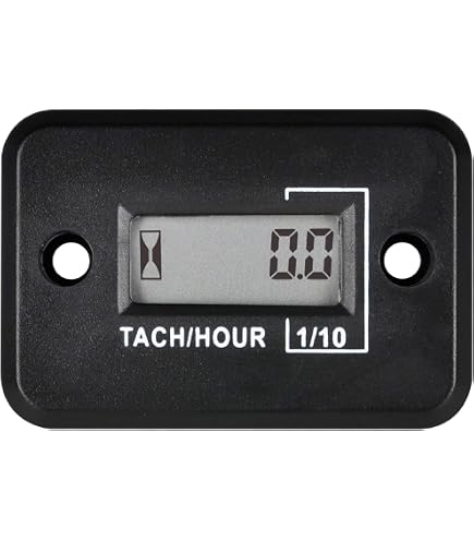 Compteur Tours Heure Moteur - Tachymètre étanche Pour Tondeuse, Moto, Générateur