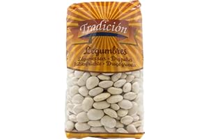 BABA GOURMET Tradicion- weiße Riesenbohnen - Ackerbohnen getrocknet - proteinreiche Bohnen 800 g
