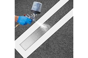 PEUTIER Parkplatzschablone, Faltbare Wiederverwendbare Drahtschablone aus Silikon Parkplatzlinienschablone zum Bemalen von Asphaltbeton Parkplätzen und Fahrbahnlinien