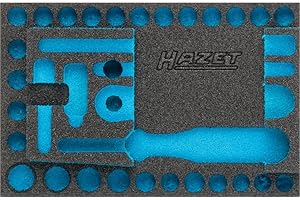 HAZET 163-338L 2-Component Soft Foam Insert - Multi-Colour