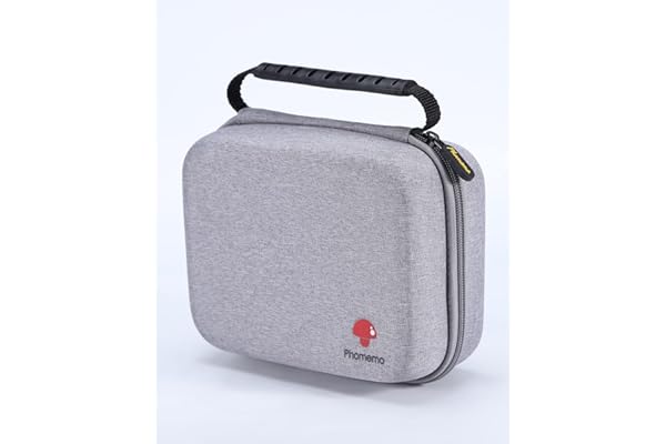 Phomemo M220 Label Printer Storage Box, Compatible avec M220 M200 M110 M120 M250 M150 M100 Label Printer Gray (Storage Box Only)