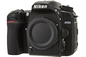 NIKON Nikkon D7500 - Cámara réflex digital de 20.9 Mp (pantalla LCD 3.2", 4K/UHD, SnapBridge, Bluetooth, Wifi), color negro - solo cuerpo