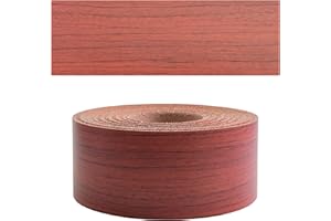 Mprofi MT® Chant Melamine | 45mm X 5m | Bande de Chant Acajou | Epaisseur 0,50mm | Facile à Appliquer | Pour Étagères, Meubles & Panneaux | Chant Thermocollant Durable