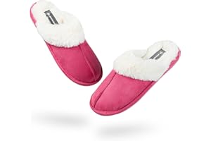 DUNLOP Zapatillas Mujer Casa Antideslizantes con Memory Foam