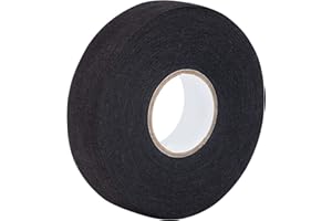 HREDZEO Hockey Tape,25 Meters Hockey Stick Tape Non Slip Hockey Grip Tape Self-Adhesive Ice Hockey Tapes for Hockey Squash Racket Badminton Fishing Rod Black