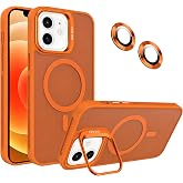 Ehr. iPhone 11 ile Uyumlu Magsafe Wireless Şarj &Ouml;zellikli Kamera Standlı L&uuml;ks Mat Silikon Kılıf [Lens Koruyucu Hediyeli] (Tur