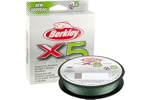 Berkley X5 Braided Fishing Line - Strong 5 Strand Braid Line for Saltwater and Freshwater Fishing