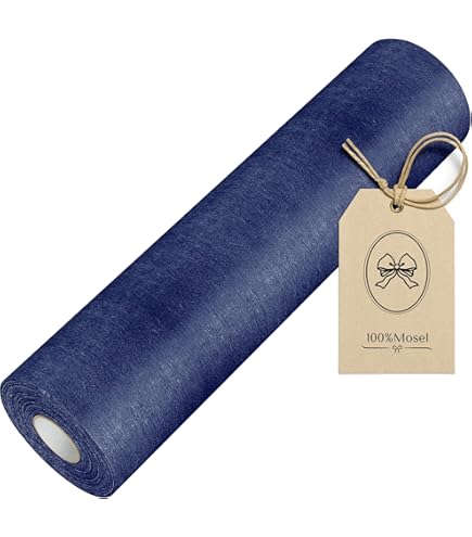 G2PLUS Babyblauw satijnen lint 50 mm: decoratief cadeaulint, 22 m lint om te knutselen, decoratielint voor geschenkverpakking, decoratie