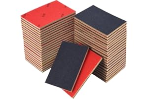 RODELNA Schleifschwämme, 28 Stück Schleifschwämme Set 180-3000Körnung, Flexibles Nass-Trocken-Schleifpapier, Handschleifblöcke, Schleifpads für Holz,Trockenbau,Metall,Farbe, Autokarosseriereparatur