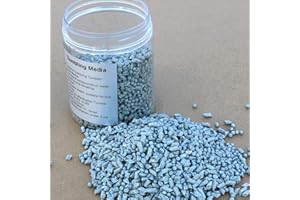 GANGOU 1/8" Ceramic Tumbling Tumbler Tumble Media Fast Cut Deburr Tumbling Media - 2 LBS (Clean, Dry and Store) for use in Vibrating Tumbler or Rotating Tumblers