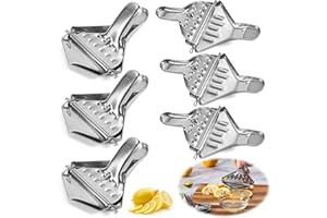 Jicyor Lot de 6 presse-agrumes manuels en acier inoxydable pour presse-agrumes