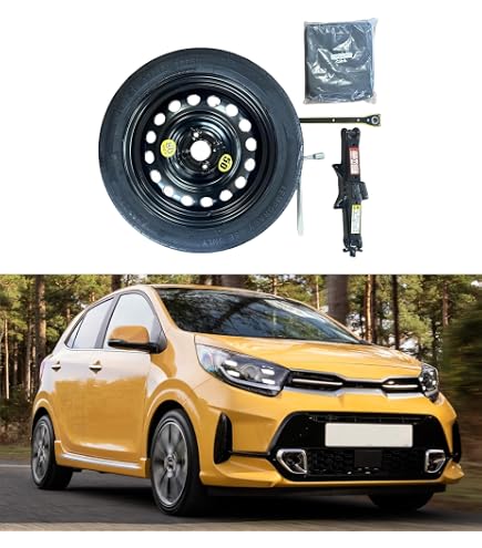 Kit Roue De Secours Galette 17 Pouces Pour Honda Civic - Avec Cric, Clé Et Housse