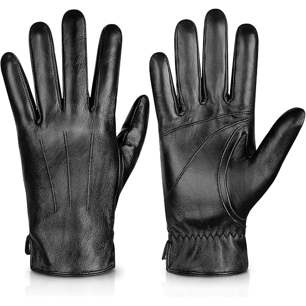 Buy Harssidanzar Mens Luxury Italian Sheepskin Leather Gloves