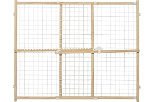 Midwest Homes for Pets 2932WWM-2 Barrière de sécurité en grillage, 81,28 cm de haut et 73,66-127 cm de large, bois