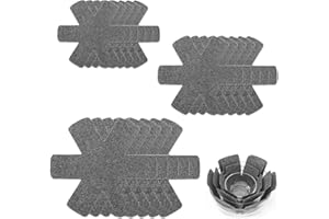 WANGZHENXI Juego de 15 protectores de fieltro para ollas y sartenes, 3 tamaños, alfombrilla antideslizante de aislamiento térmico, organizador de ollas y separadores de sartenes, protección contra sobrecocción