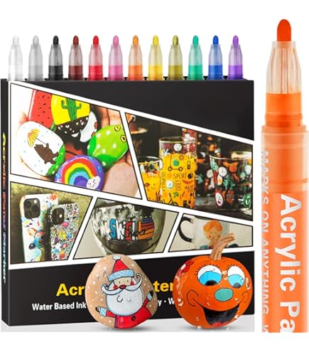 Pennarelli Per Tessuti 24 Colori - Permanenti, Per Magliette E Jeans