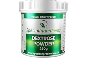 ‎SPECIAL INGREDIENTS Special Ingredients Dextrose Pulver 250g Premium Qualität Pulver geeignet für Veganer & Vegetarier GVO-frei, glutenfrei, nicht bestrahlt - recycelbarer Kunststoffbehälter