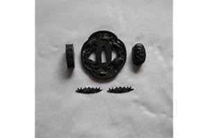 BOHIHYU JAPANESE SAMURAI SWORD KOSHIRAE – TSUBA FUCHI KASHIRA MENUKI HJ81-HJ96