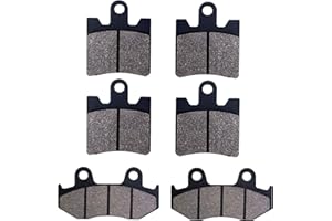 Cnornus Bremsbeläge Vorne und Hinten für Suzuki AN400 AN 400 Burgman Skywave 400 1999-2006 AN 250 W X Y Burgman 1998-2000