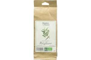 L'Herbier de France Réglisse Bâtons Bio Sachet Kraft, 50 g