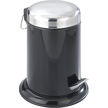 MSV Kosmetikeimer Lingga - 3 Liter Treteimer Mit Wippdeckel Für Badezimmer, Herausnehmbarer Inneneimer